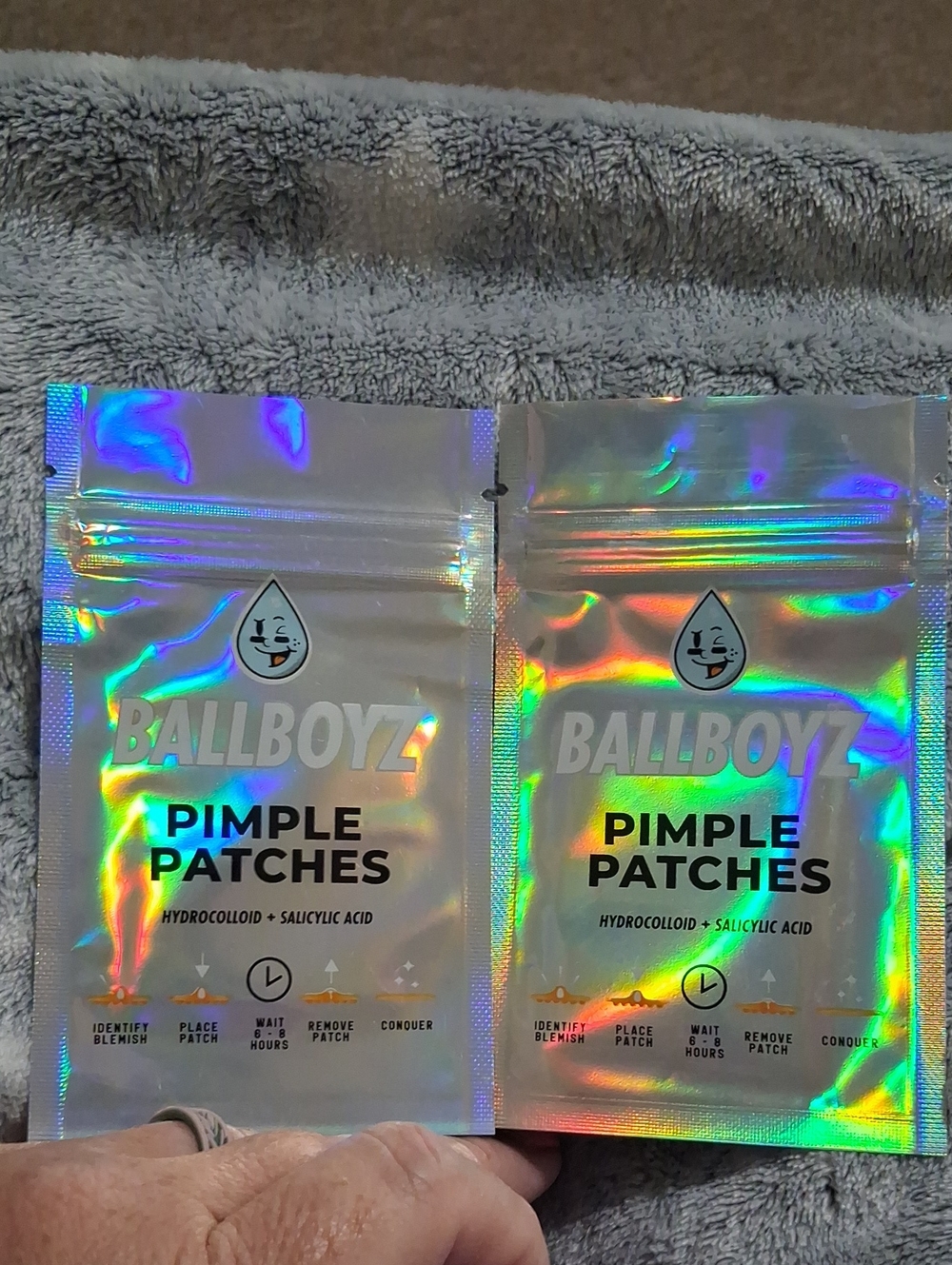 Ballboyz Pimple Patches - Holographic Silver Pack (Men Grooming)